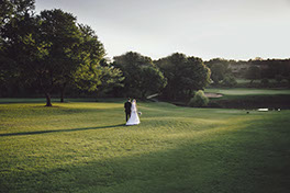 Walking on the fairway